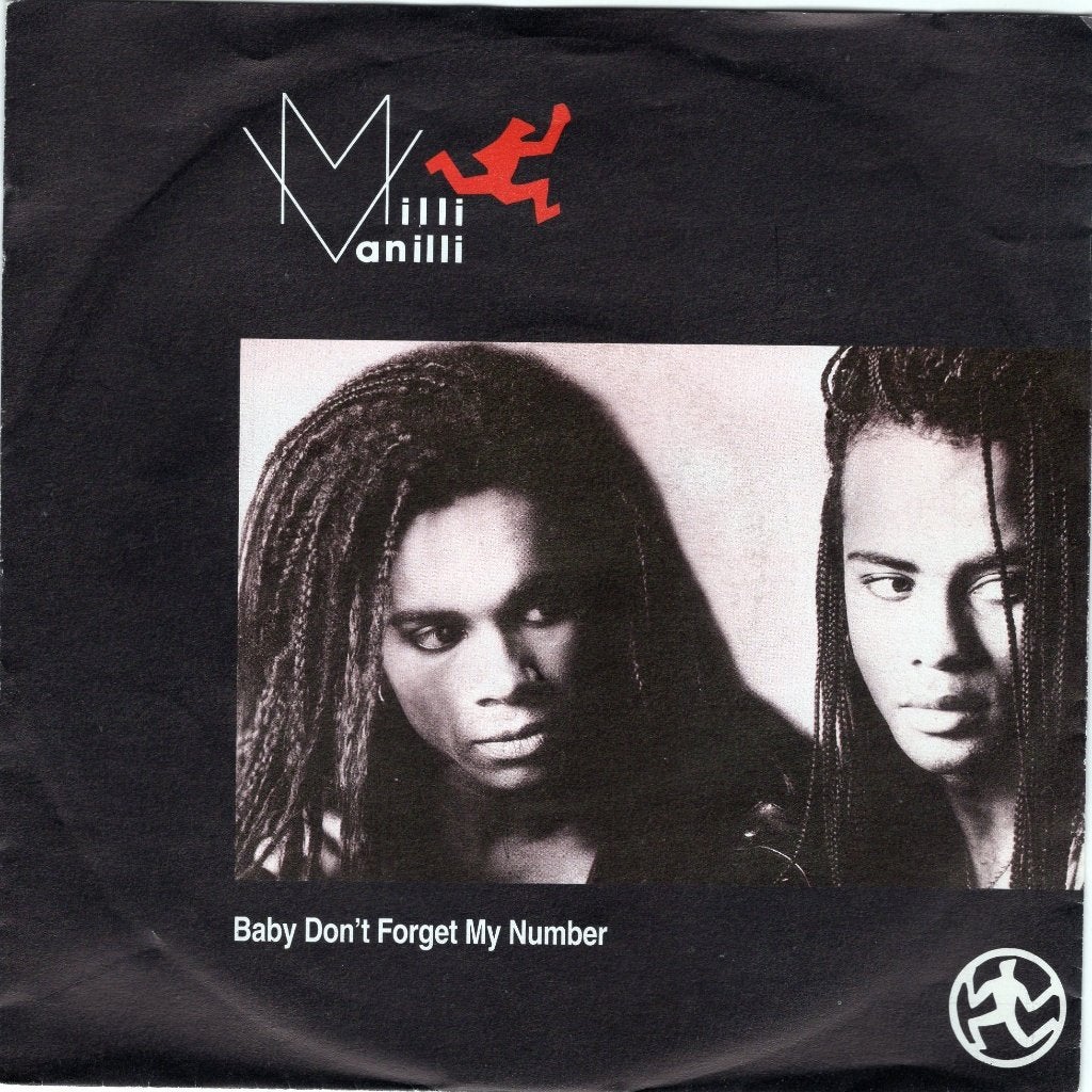 MILLI VANILLI  -  Baby don't forget my number, Gebruikt, 7 inch, Pop, Fotohoes