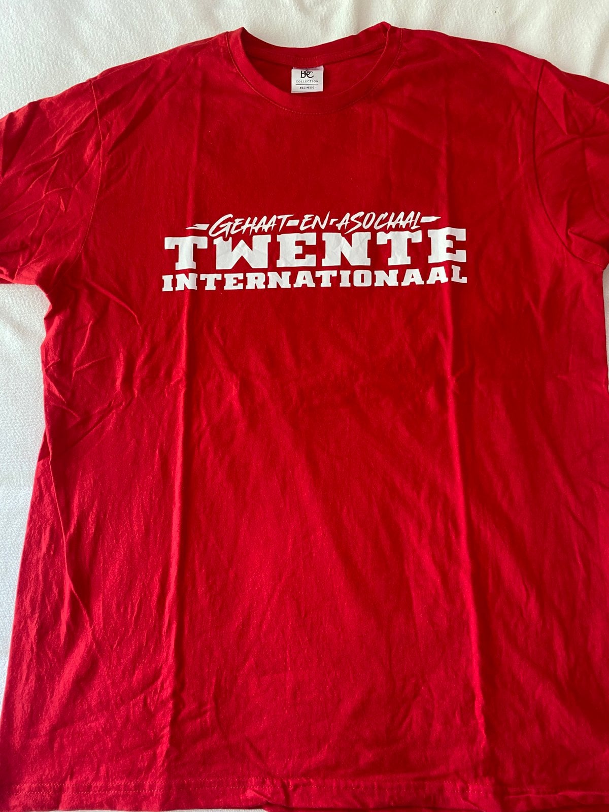 FC Twente supporters T-Shirt maat L, Ophalen of Verzenden, Zo goed als nieuw, Shirt