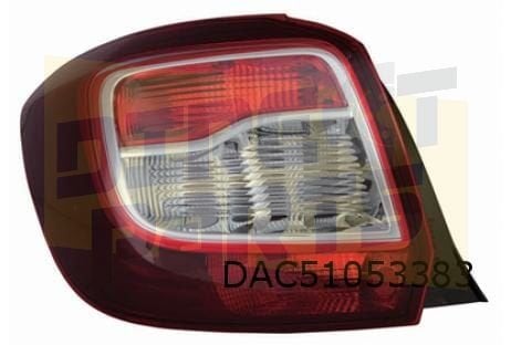 Dacia Sandero Stepway (11/12-12/16) achterlicht Links (Smoke, Dacia, -, Verzenden, -