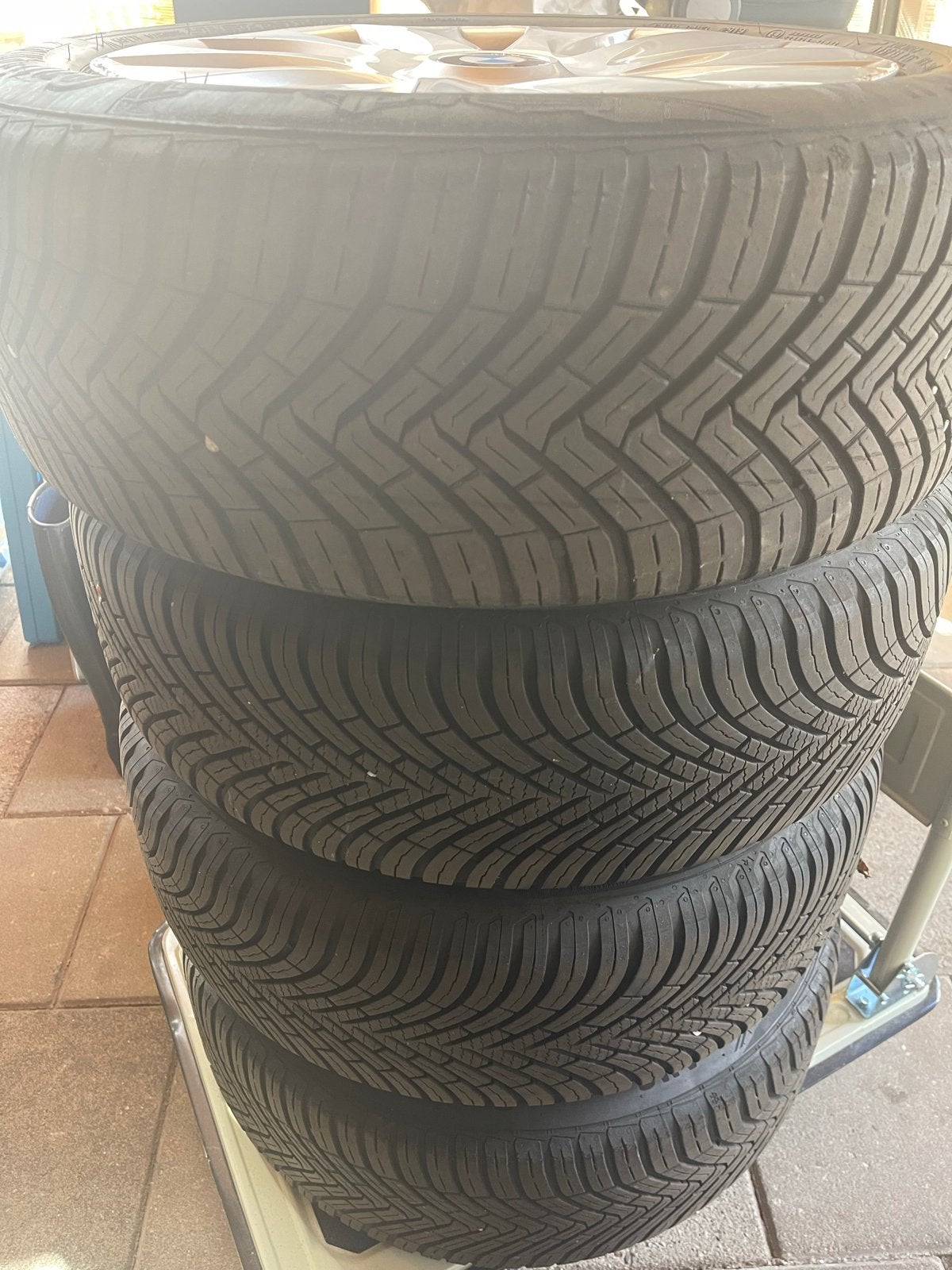 AllSeason 3PSF 195/55 R16 Banden en Velgen, Ophalen, Gebruikt
