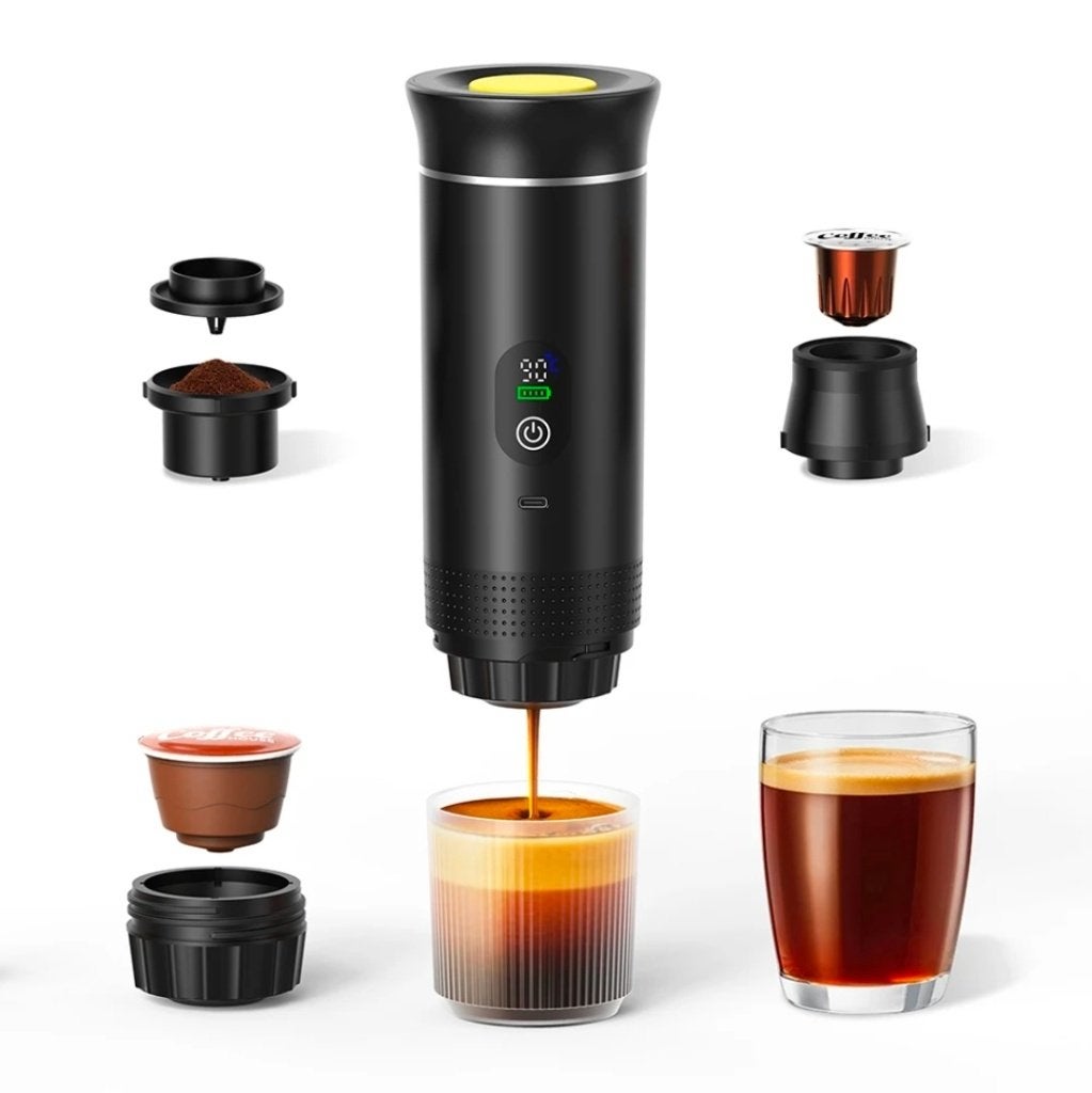 Draagbare espresso/ koffiezetapparaat, Espresso apparaat, 10 kopjes of meer, Nieuw, Ophalen of Verzenden