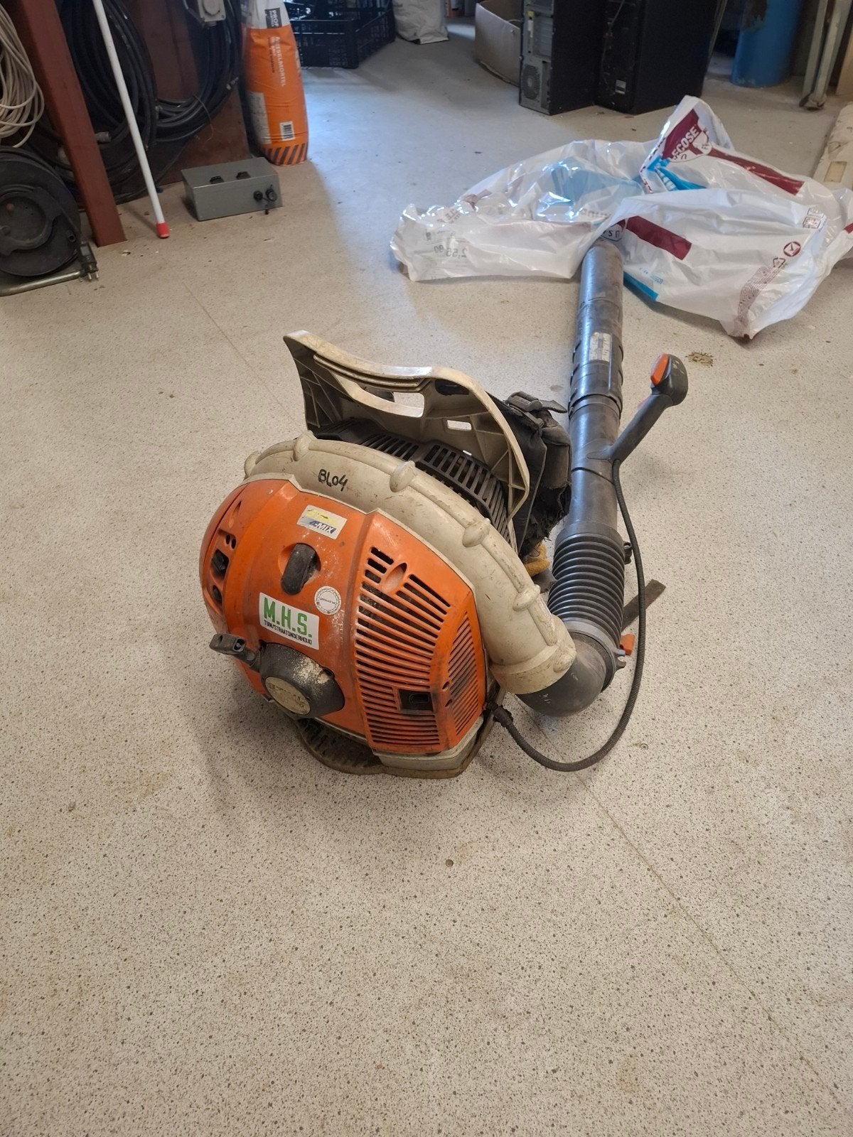 Stihl bladblazer - werkt, onderhoud nodig, Ophalen, Gebruikt, Ruggedragen, Stihl