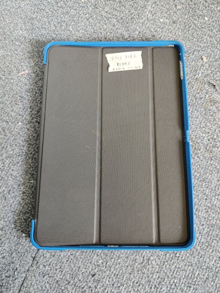 Hoes voor een ipad air (2) - Blauw 1-7, Computers en Software, Tablet-hoezen, 10 inch, Bescherming voor- en achterkant, Ophalen of Verzenden