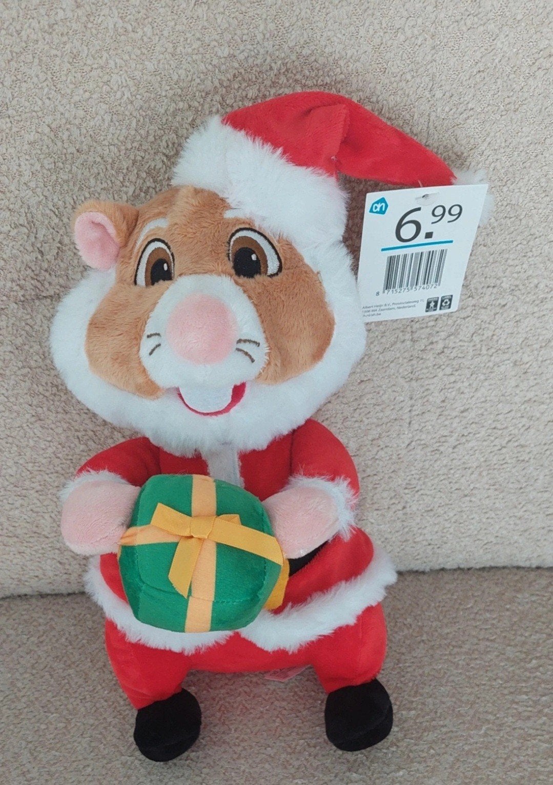 Kerst hamster van Albert Heijn, Ophalen of Verzenden, Zo goed als nieuw, Overige typen