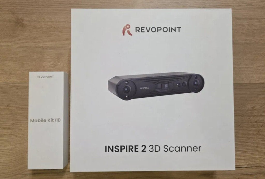 Revopoint Inspire 2  3D-scanner + Mobile Kit II, Ophalen of Verzenden, Nieuw, Mobiele scanner, Revopoint