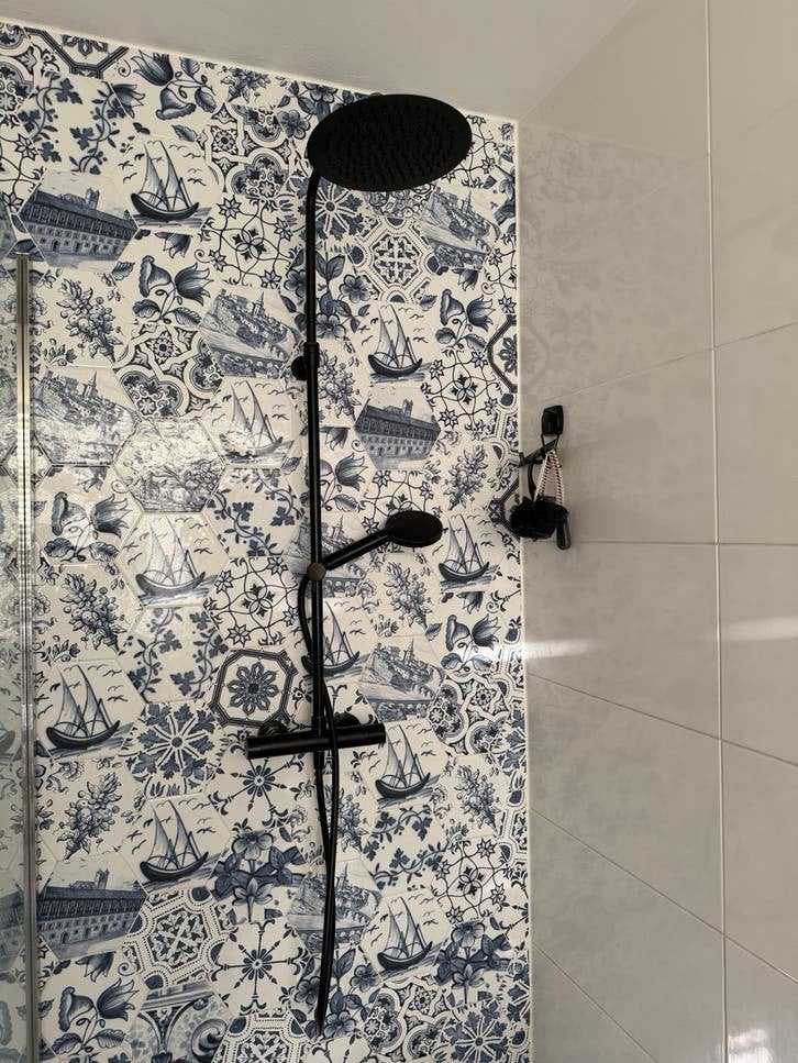 Onderdelen regendouche Essebagno Praxis, Doe-het-zelf en Verbouw, Sanitair, Ophalen of Verzenden, Gebruikt, Douche