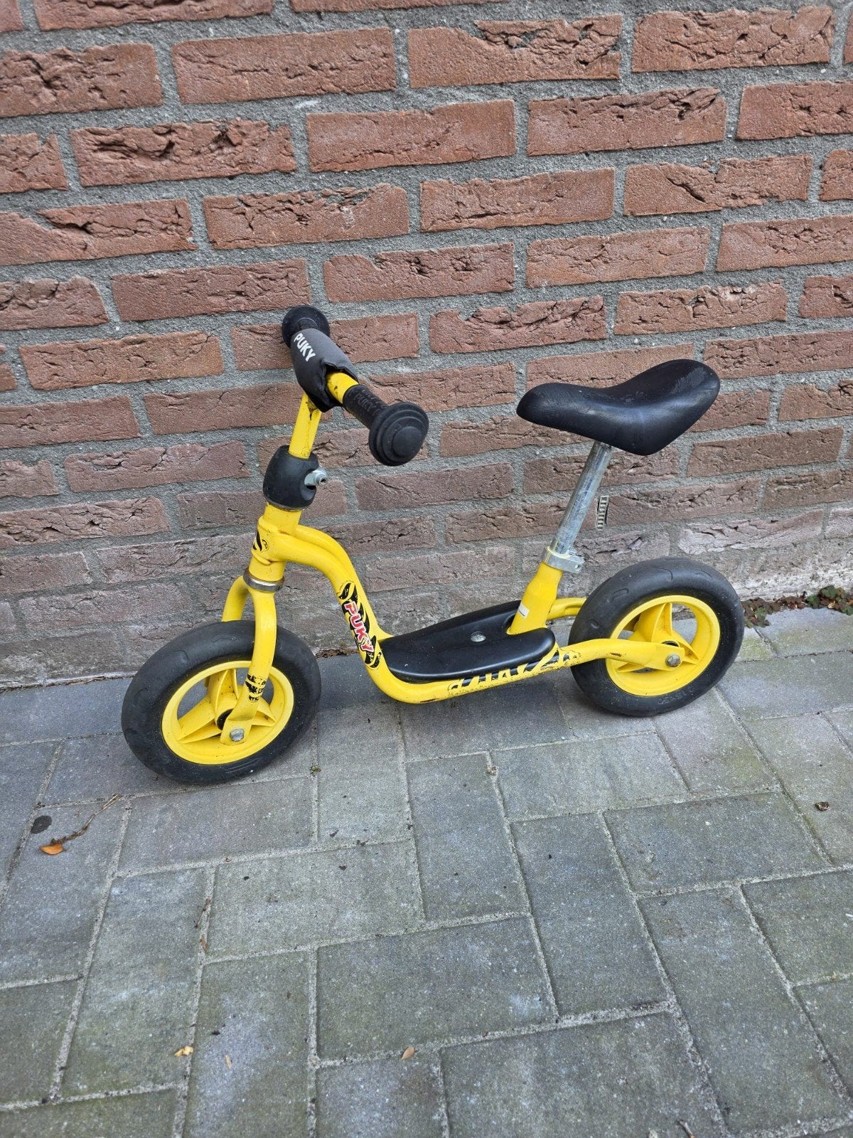 Puky loopfiets geel, Ophalen, Gebruikt, Puky, Verstelbare zitting