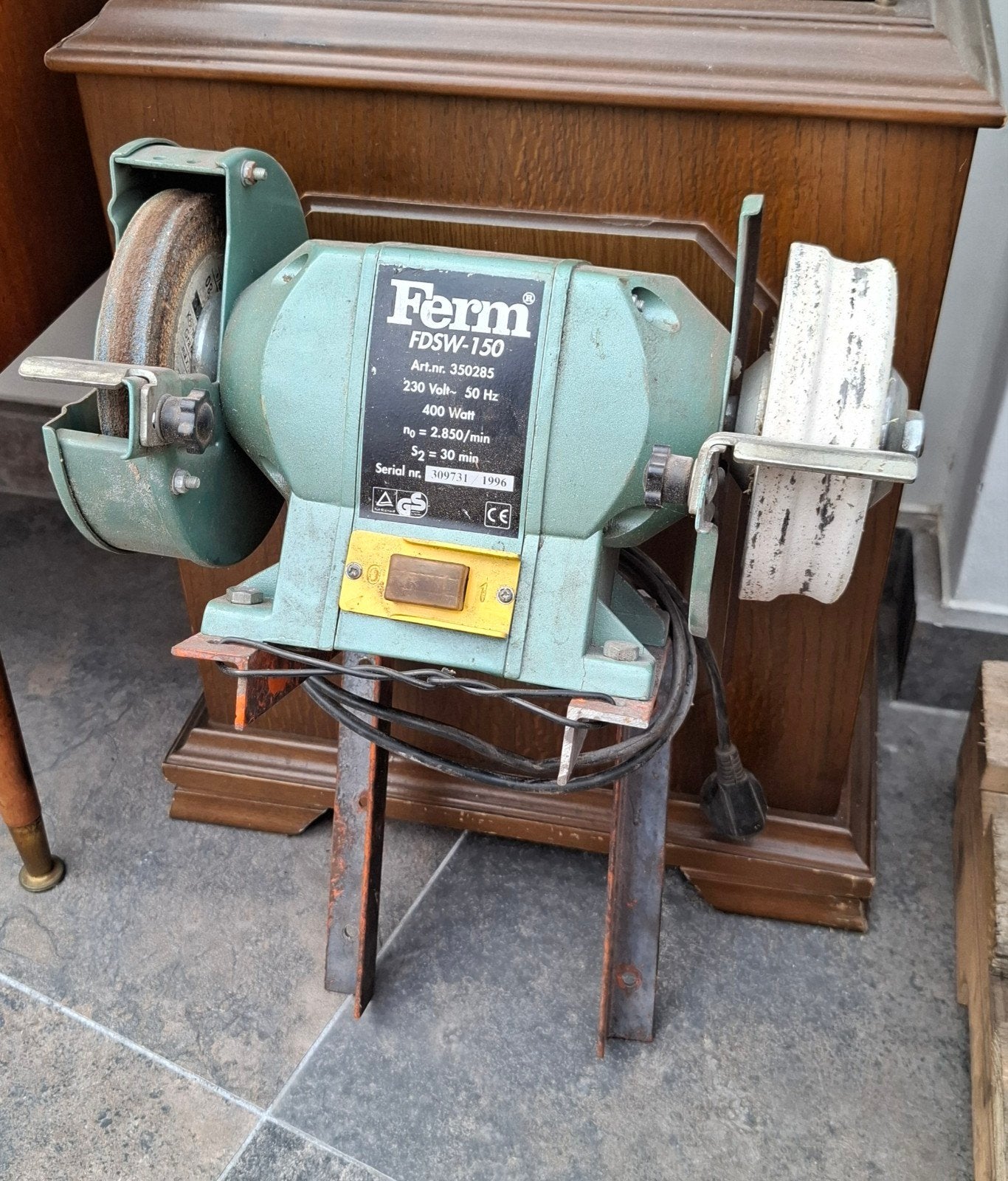 gereedschap werkbank slijpmachine en sleuvenfrees, Ophalen, Gebruikt, Elektrisch, Overige soorten