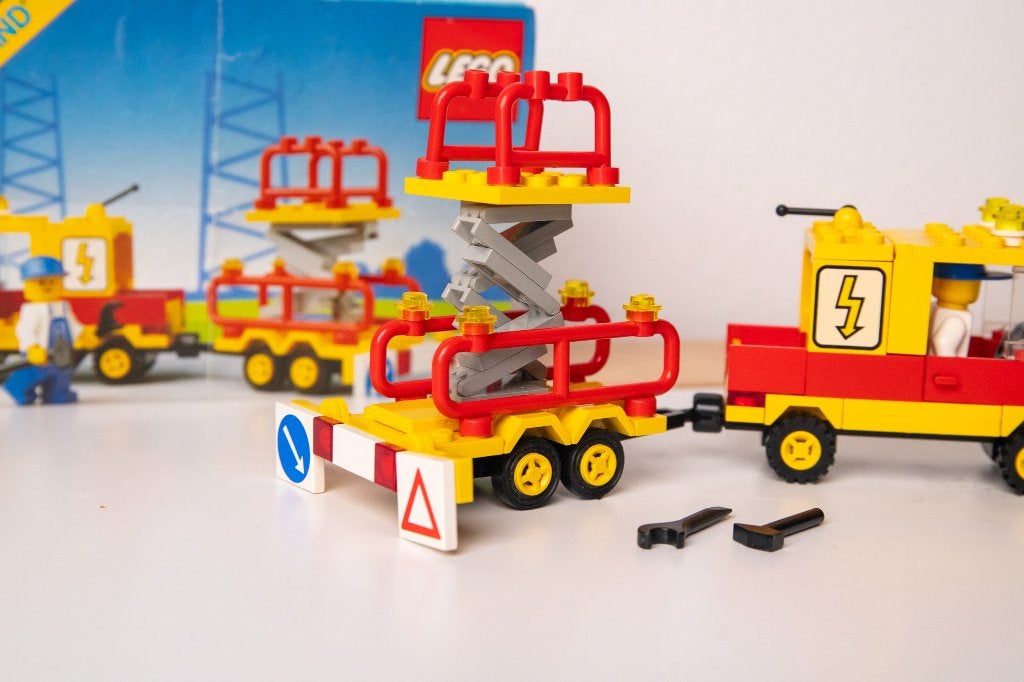 Lego City 6671: Kraanwagen met aanhanger en instructieboekje