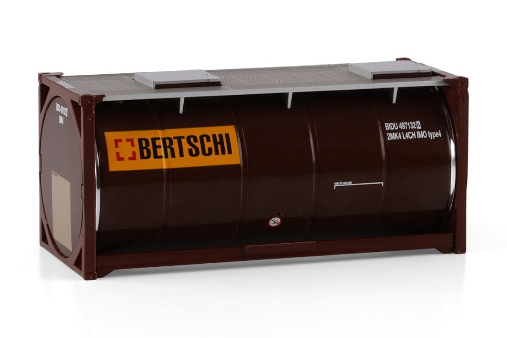 Bertschi; 20FT TANK CONTAINER, Hobby en Vrije tijd, Modelauto's | 1:50, Nieuw, Ophalen of Verzenden, Bus of Vrachtwagen, Wsi