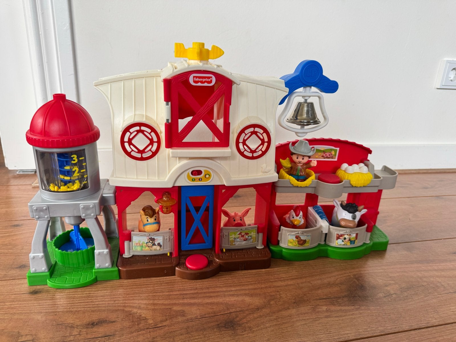 Fisher-Price Little People Boerderij Speelset met Geluid, Ophalen, Zo goed als nieuw, Speelset, Met geluid