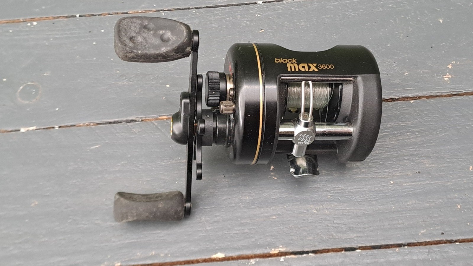 Abu Garcia Black Max 3600 Ambassadeur Molen, Gebruikt, Molen, Svängsta, Zweden, Ophalen of Verzenden