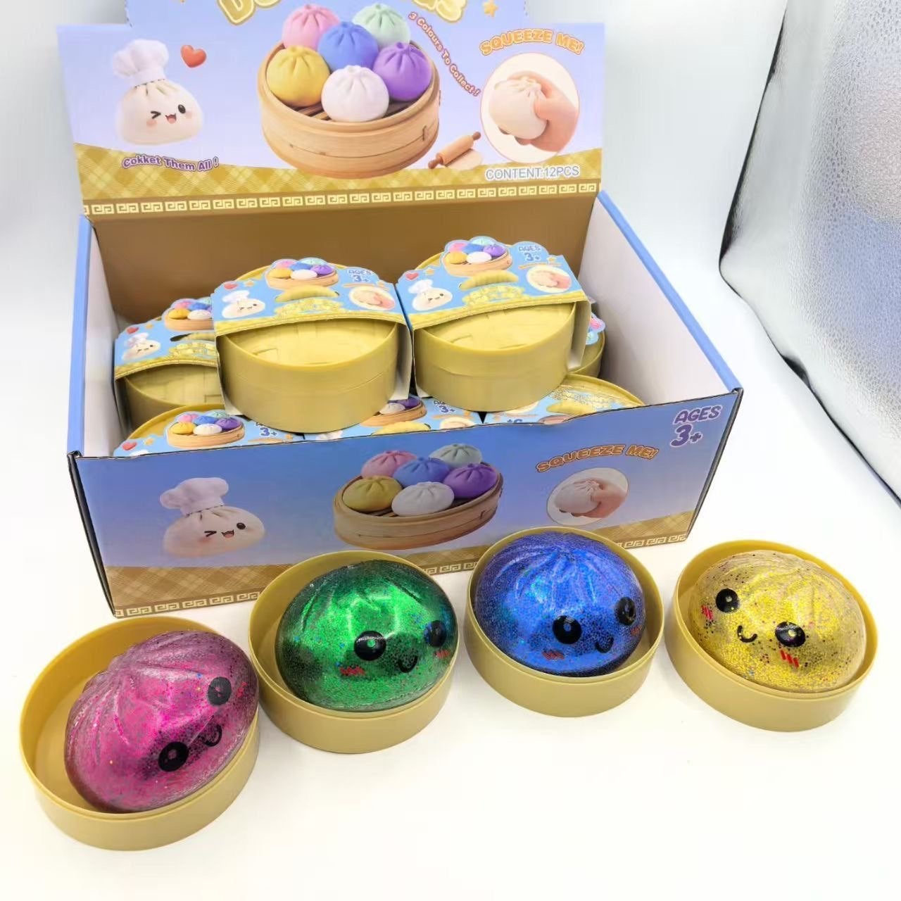 Partij Squishy Dumpling Speelgoed, Kinderen en Baby's, Speelgoed | Overig, Nieuw, Jongen of Meisje, Ophalen of Verzenden