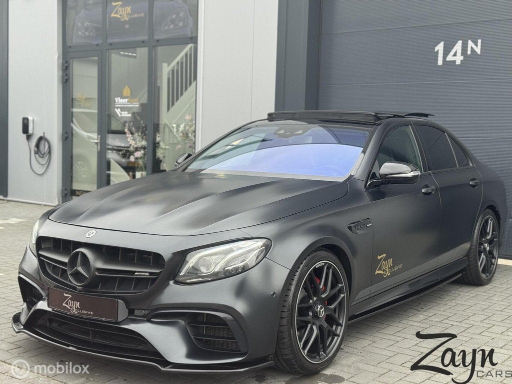 Mercedes E-klasse AMG 63 S 4MATIC Premium Plus | Kuipers |, Auto's, Mercedes-Benz, Automaat, Gebruikt, Zwart, Vierwielaandrijving