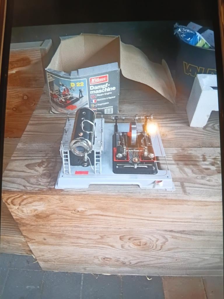 Wilesco D22 Stoommachine - Zo goed als nieuw, Ophalen of Verzenden, Gebruikt