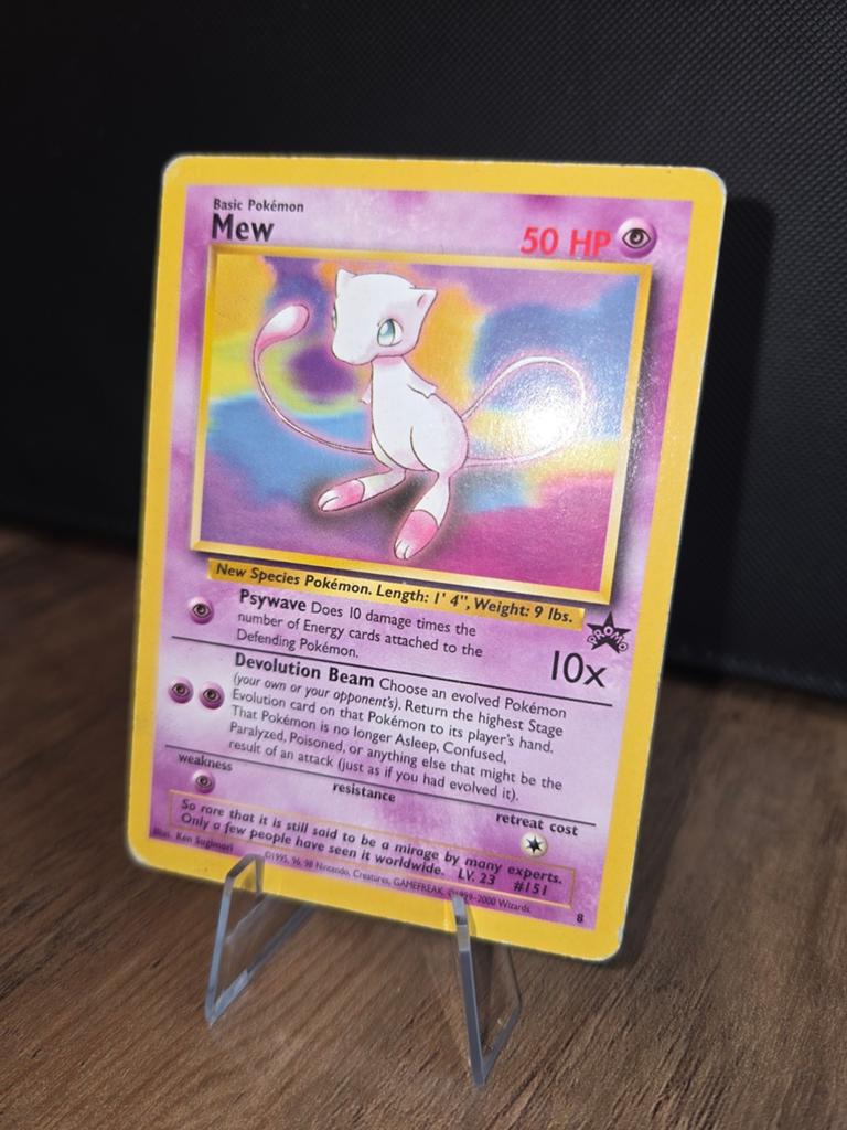 Mew Black Star Promo WOTC 8 Pokémon kaart, Ophalen of Verzenden