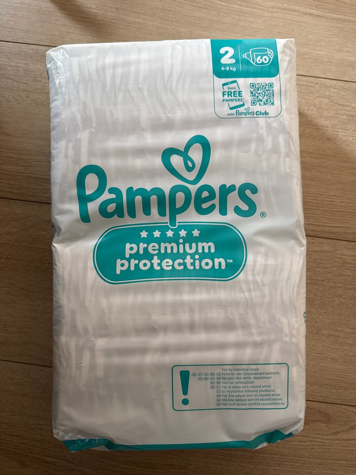 Pampers Premium Protection Maat 2 (4-8 kg) - 60 luiers, Ophalen, Nieuw