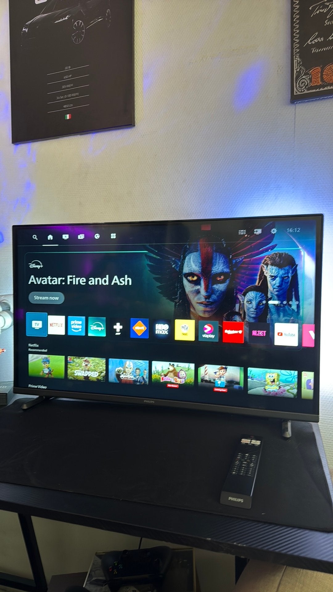 Philips 32PFS6908/12 – Full HD Ambilight Smart TV, Ophalen, Philips, 50 Hz, 80 tot 100 cm