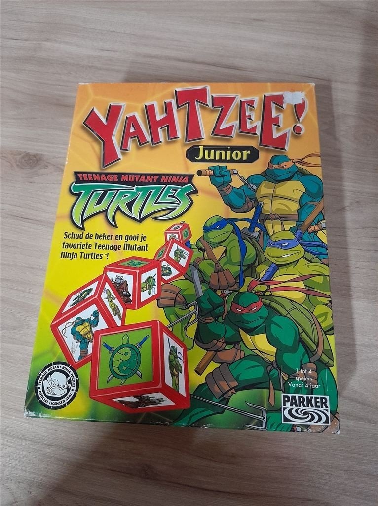 Yahtzee ninja turtles - s4736, Verzenden, Zo goed als nieuw