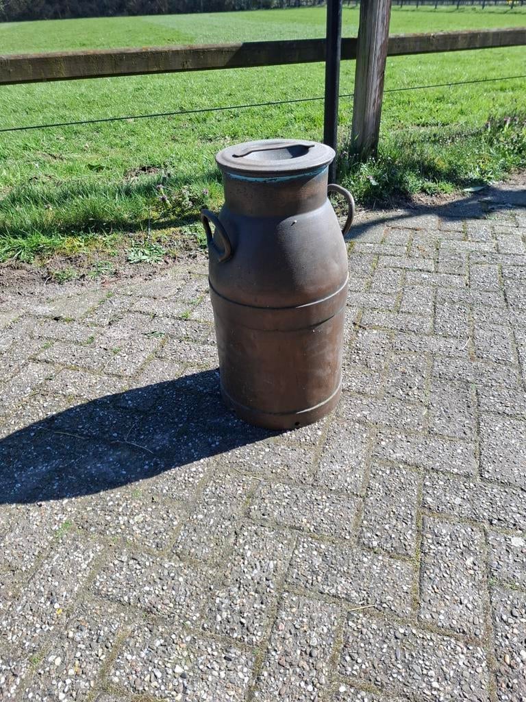 Antieke koperen melkbus - Decoratieve blikvanger, Ophalen