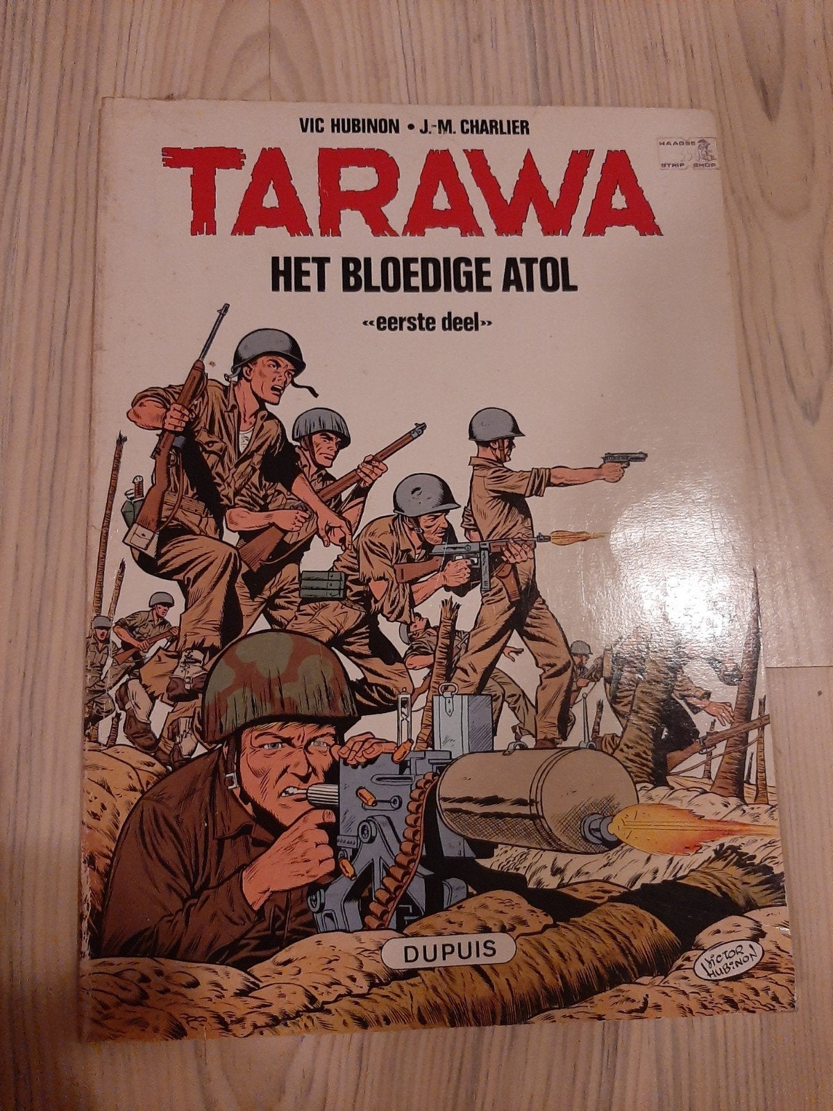 Tarawa: Het Bloedige Atol - Eerste Deel (Buck Danny), Eén stripboek, Ophalen of Verzenden, Gelezen, Vic Hubinon, J.-M. Charlier
