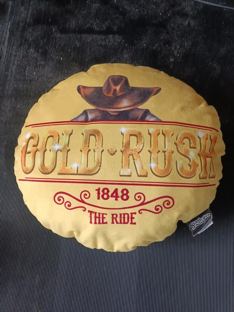 Gold Rush achtbaan kussen, Verzamelen, Blikken, Ophalen, Overige