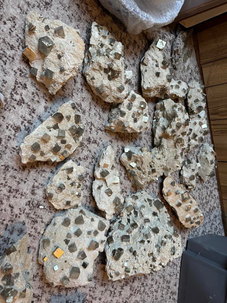 Pyriet uit Navajun, Ophalen, Mineraal