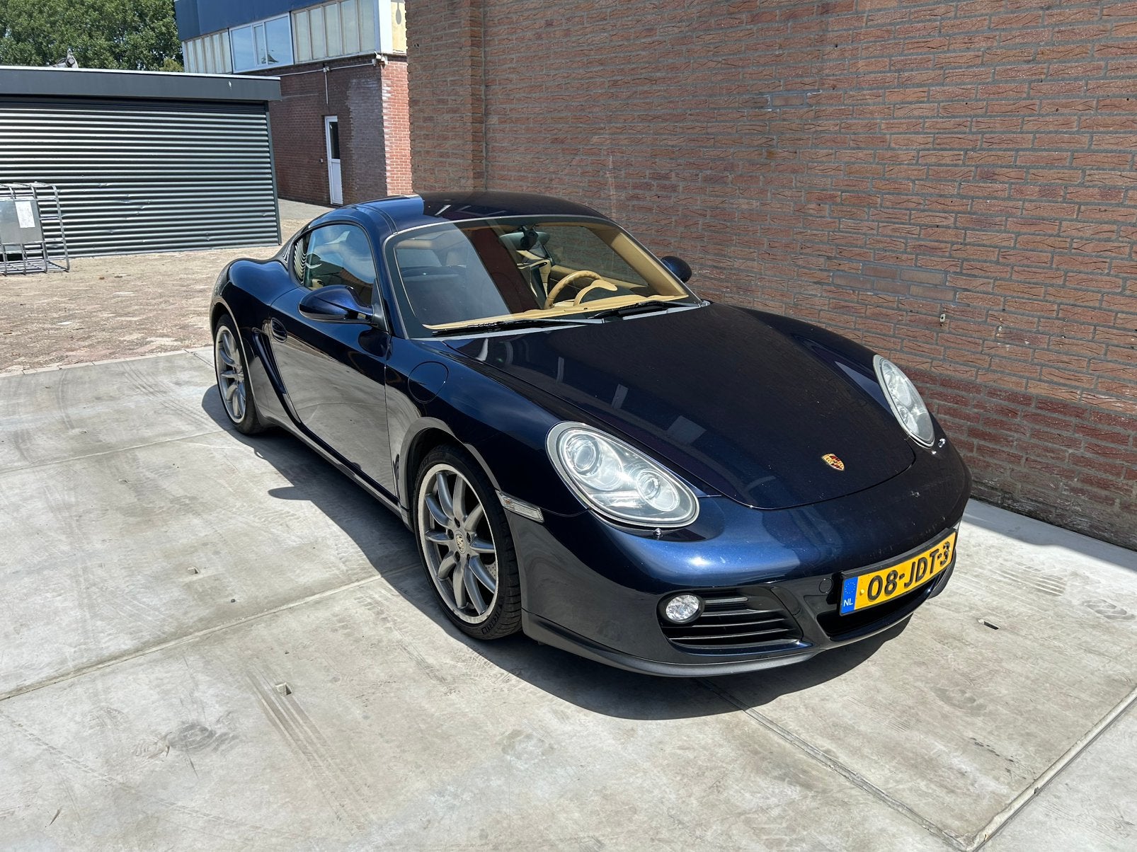 Porsche Cayman 2.9 Facelift H6 org NL., Auto's, Porsche, 1305 kg, Achterwielaandrijving, Beige, Blauw