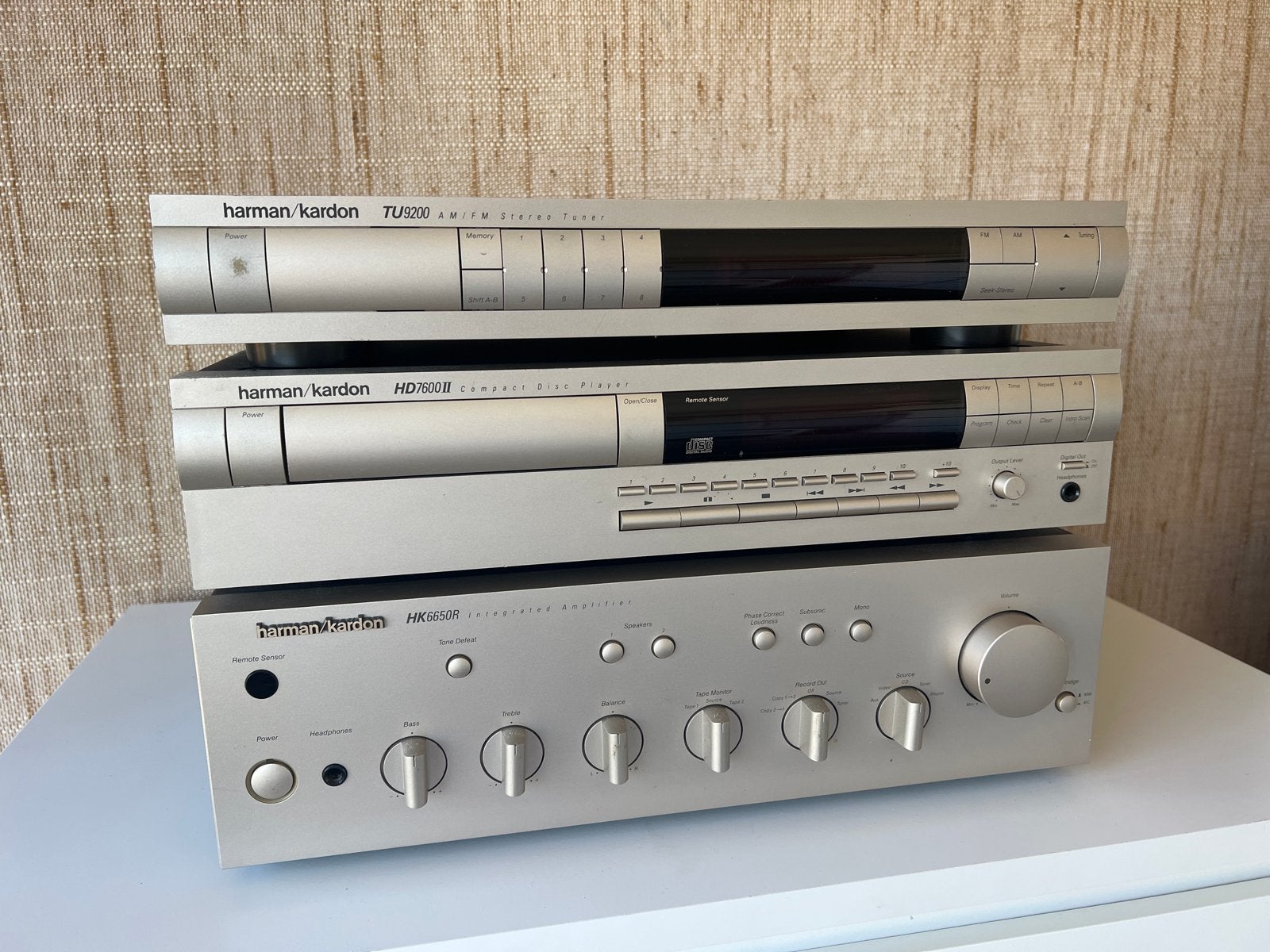 Harman Kardon Hifi Set: Versterker, CD-speler, Tuner, Gebruikt, Losse componenten, Cd-speler, Ophalen