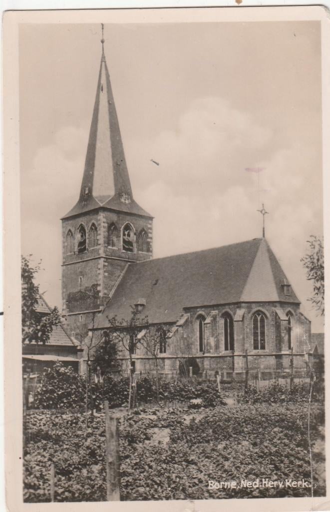 borne- n.h. kerk, Ophalen of Verzenden, 1940 tot 1960, Friesland