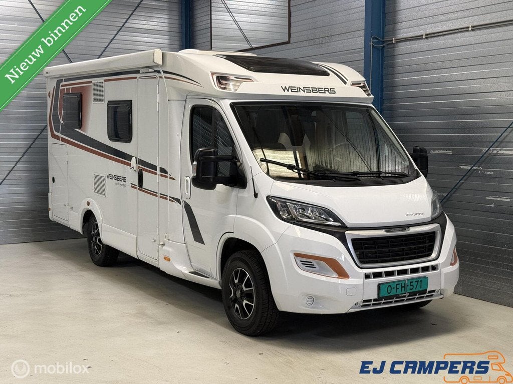 Weinsberg 600 MEG Pepper Edition Enkele bedden! Euro 6, Caravans en Kamperen, Campers, Weinsberg, Dakluik, Airbags, Bedrijf