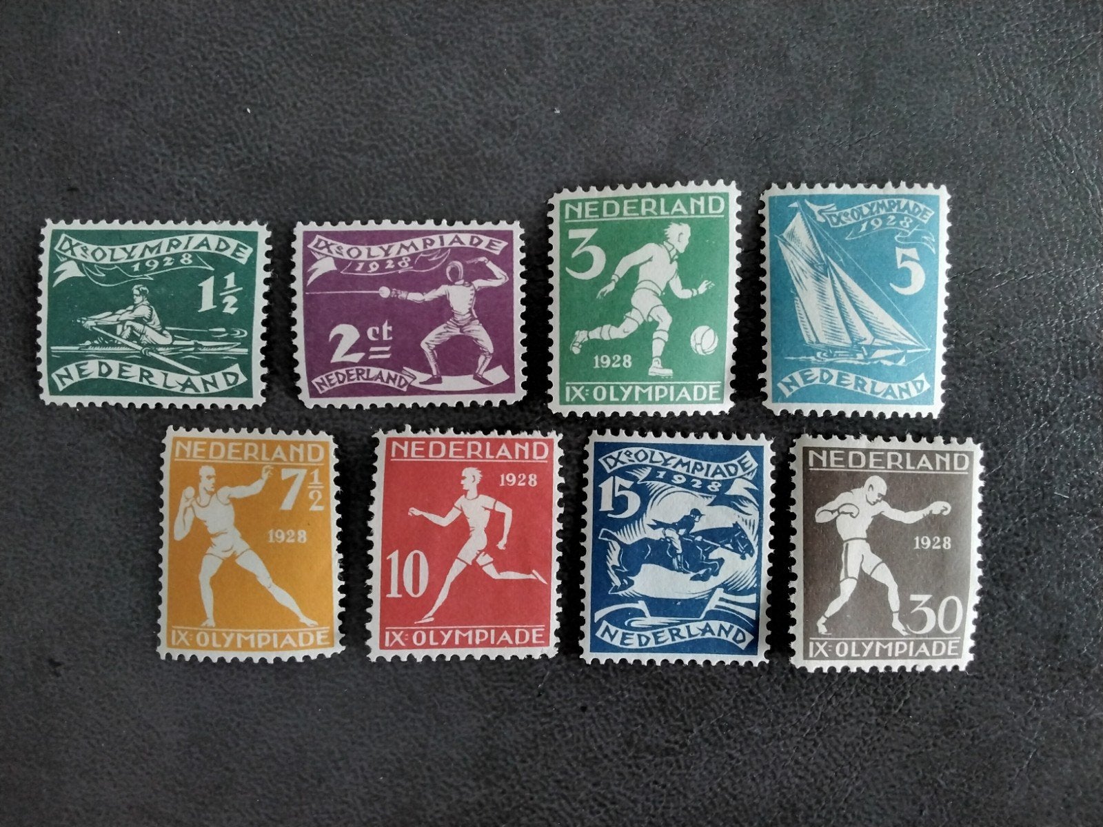 Nederland serie Olympiadezegels 1928 Ongebruikt, Verzenden, T/m 1940