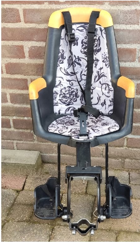 BOBIKE fiets zitje achter, Ophalen, Achterzitje, Voetsteuntjes, 9 t/m 18 kg