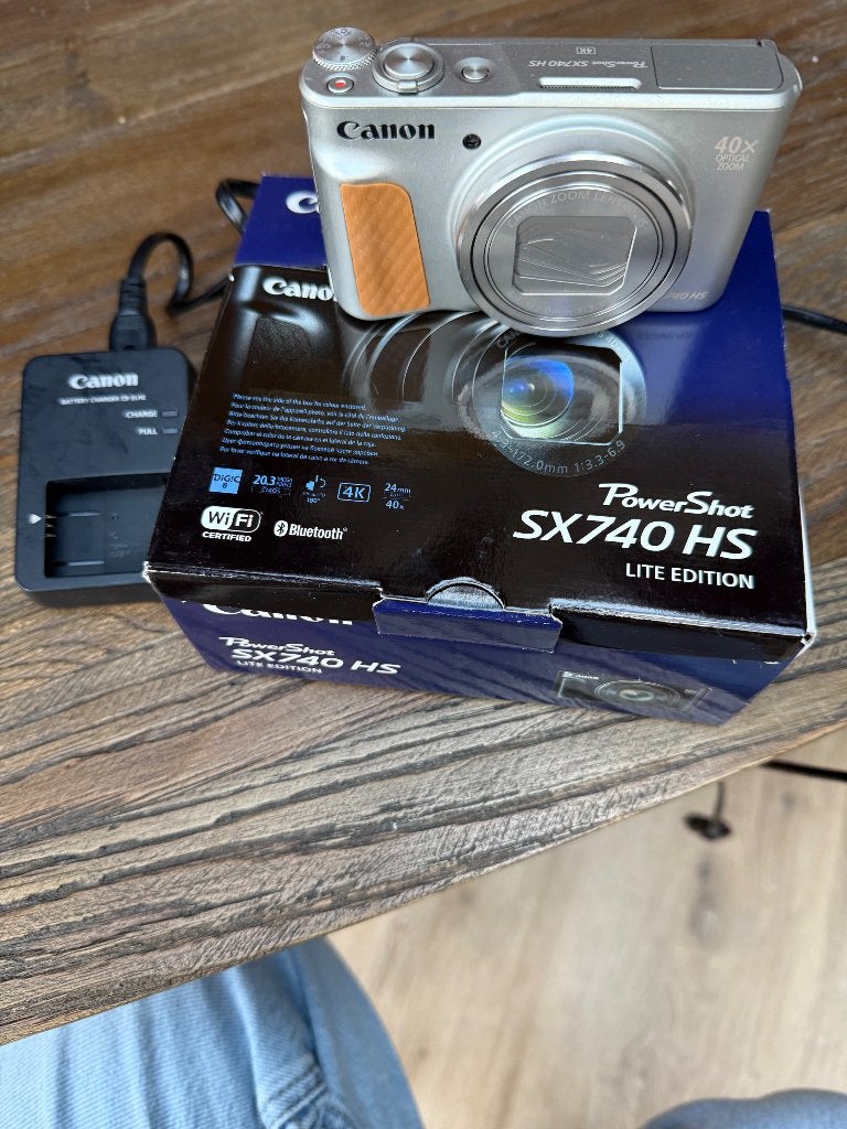Canon Powershot SX740 HS Lite edition, Verzenden, Canon, Accu, Zo goed als nieuw