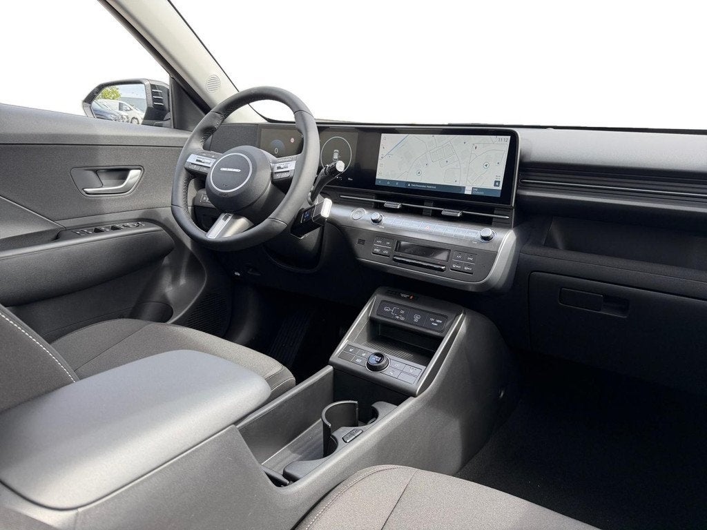 Hyundai Kona Electric Long Range Pure Edition 64.8 kWh | NU, Auto's, Hyundai, 12 maanden, Stof, Zwart, Zwart