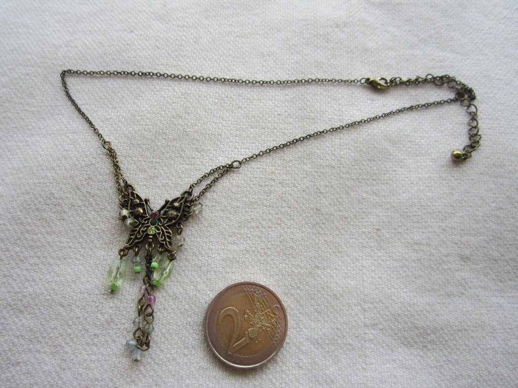 6.  Schitterende oude ketting,  42 cm, Ophalen, Overige materialen, Ketting