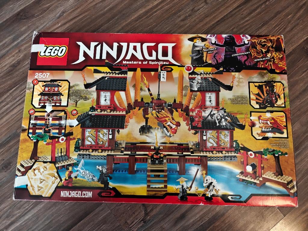 Lego set 2507, Vuurtempel, Ophalen, Gebruikt, Lego, Ninjago