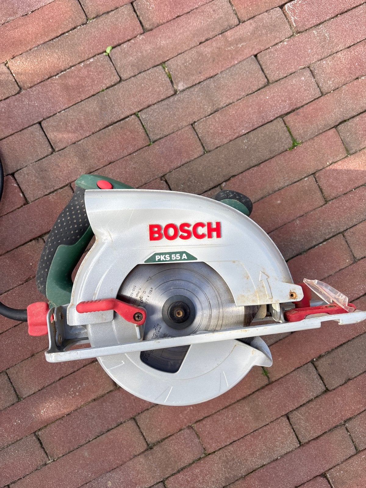 Bosch PKS 55 A Cirkelzaag - Krachtig en Betrouwbaar, Ophalen, Gebruikt, Cirkelzaag, 600 tot 1200 watt