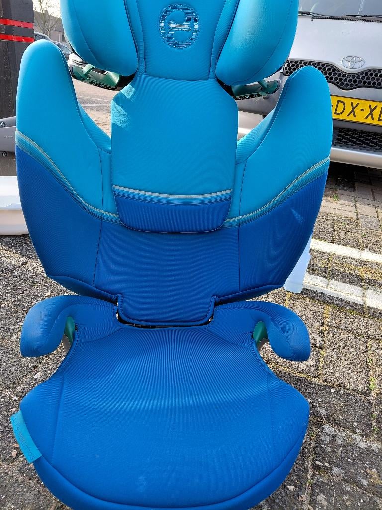 Cybex autostoel isofix groep 2/3 15/36kg, Autogordel of Isofix, 15 t/m 36 kg, Zo goed als nieuw, Verstelbare rugleuning