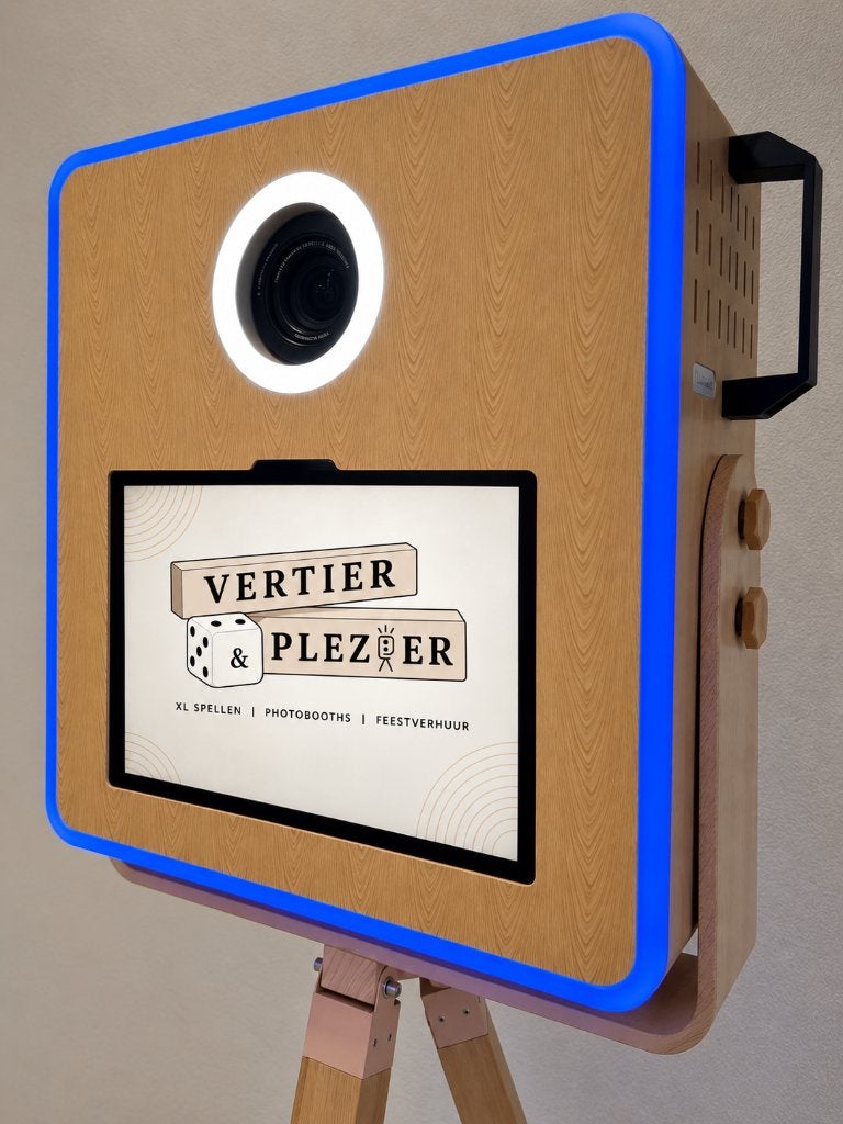 Photobooth huren Wageningen e.o. | Houten Vintage Booth, Ophalen of Verzenden, Nieuw, Overige