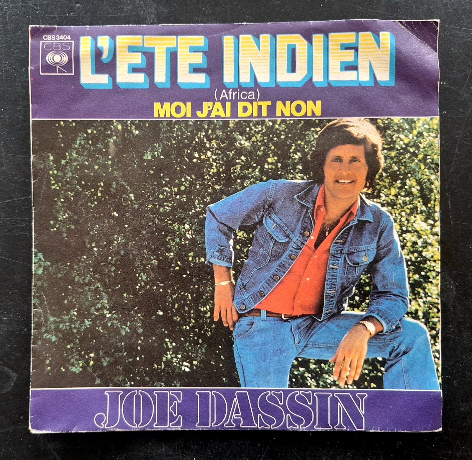 7"/SINGLE  JOE DASSIN - L'Été Indien, Ophalen of Verzenden, Gebruikt, Pop