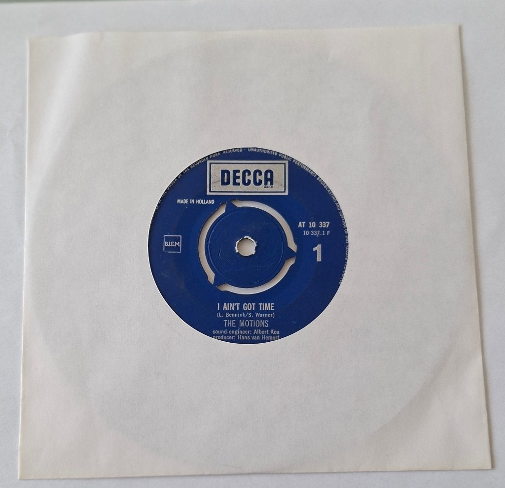 The Motions - I ain't got time, Ophalen of Verzenden, Gebruikt, Pop, Overige typen