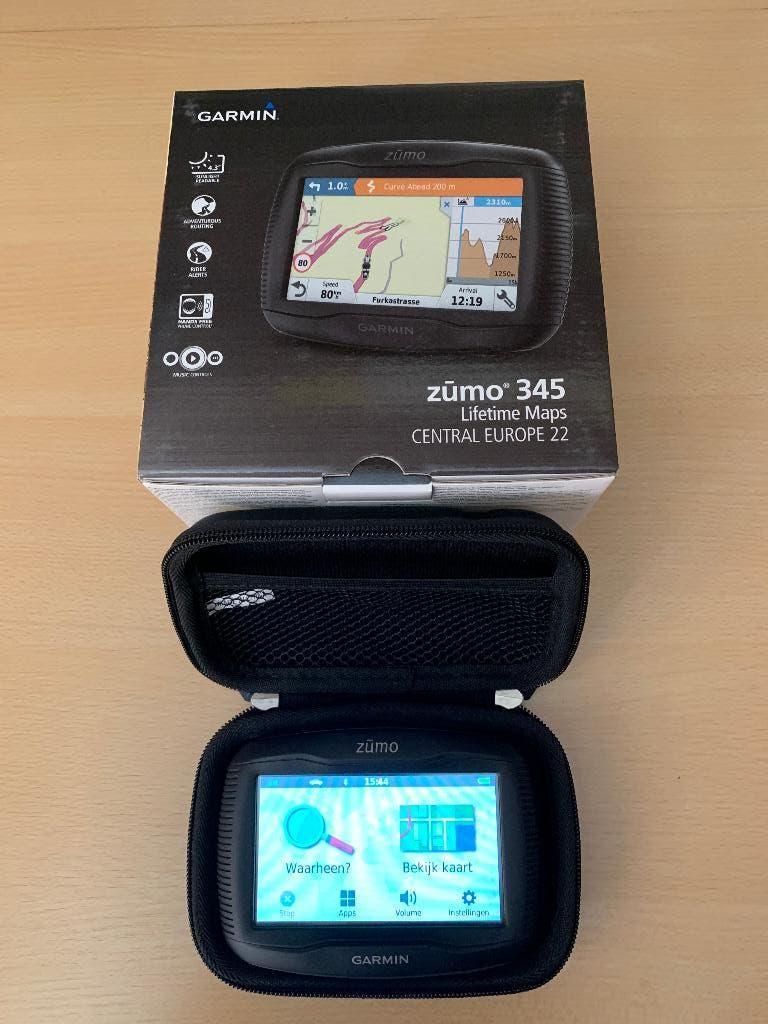 Garmin ZUMO 345LM incl. accesoires, Ophalen, Gebruikt