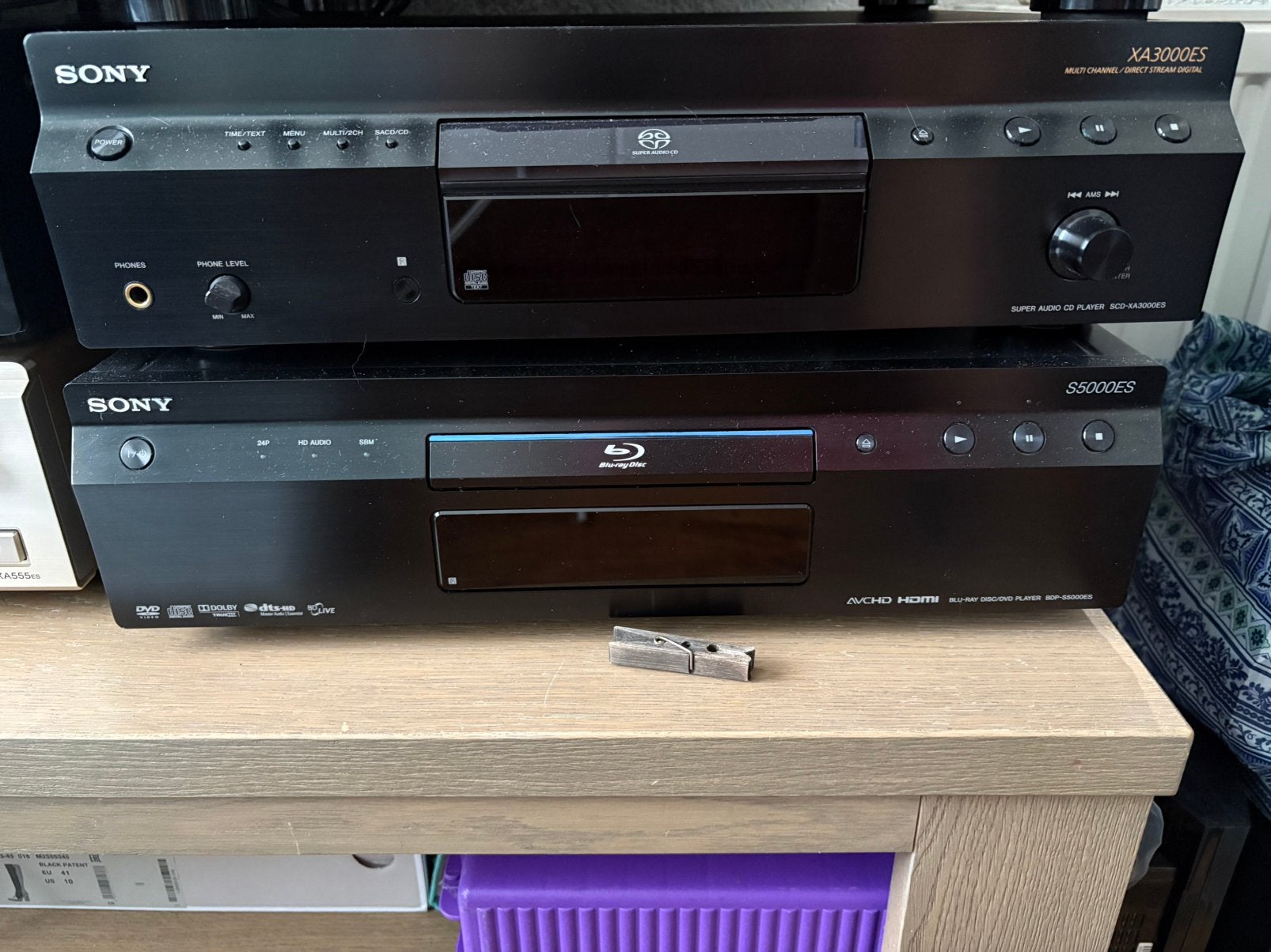 Sony BDP-S5000ES blu ray speler., Ophalen of Verzenden, Zo goed als nieuw, Sony