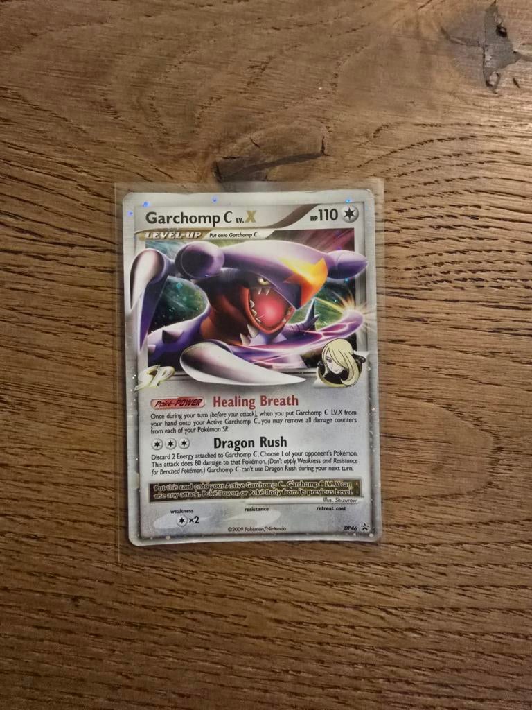 Garchomp C LV.X Pokémon Kaart - Zo goed als nieuw, Ophalen of Verzenden, Zo goed als nieuw, Losse kaart