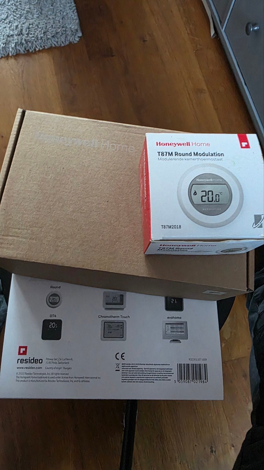 Honeywell Round Modulation Kamerthermostaat - Nieuw in doos, Ophalen of Verzenden, Slimme thermostaat, Nieuw
