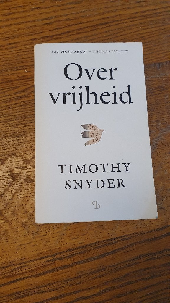 Over vrijheid - Timothy Snyder, Verzenden, Zo goed als nieuw, Politiek en Staatkunde, Nederland