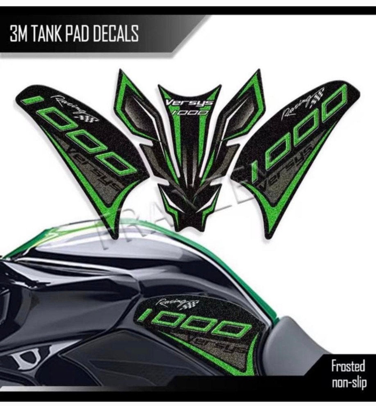 Kawasaki Versys 1000 Tankpad & Zijpaneel Stickerset stickers, Ophalen of Verzenden, K, K, K