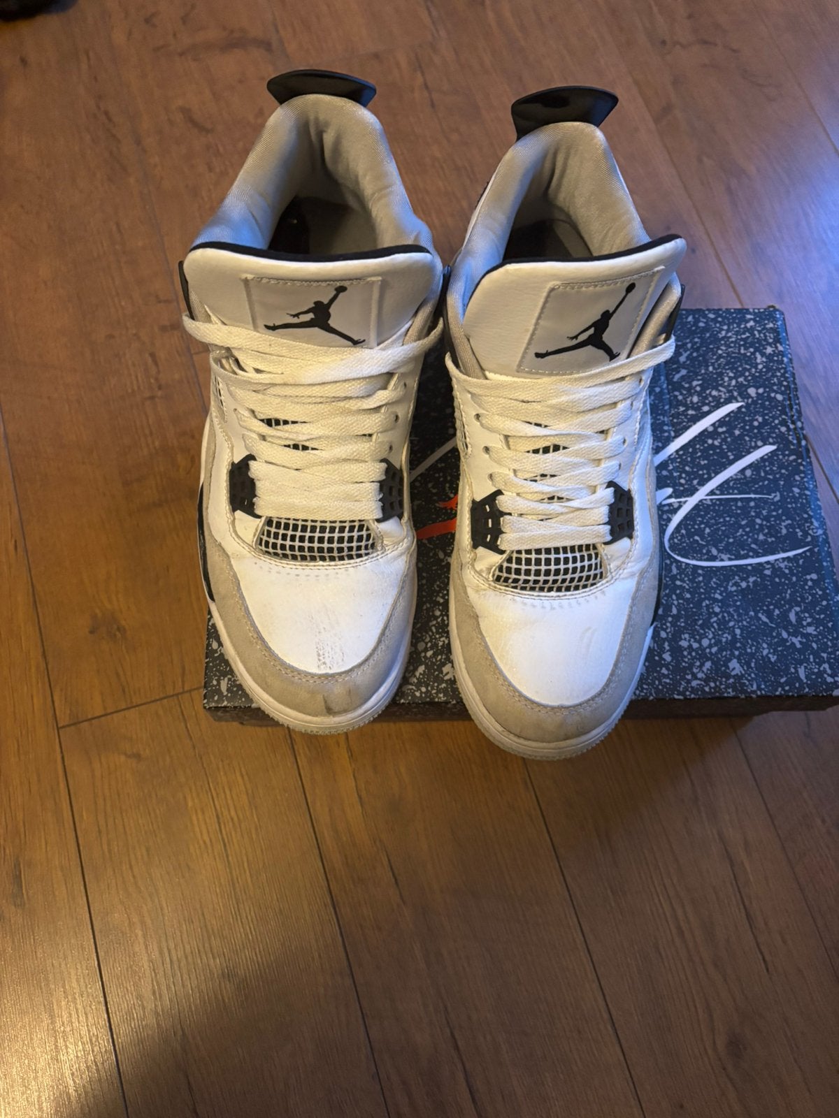 Jordan 4 military black, Kleding | Heren, Schoenen, Wit, Ophalen of Verzenden, Sneakers of Gympen, Gedragen