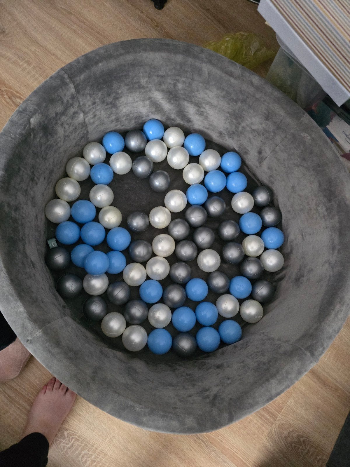 Leuke ballenbak met extra ballen, Ophalen